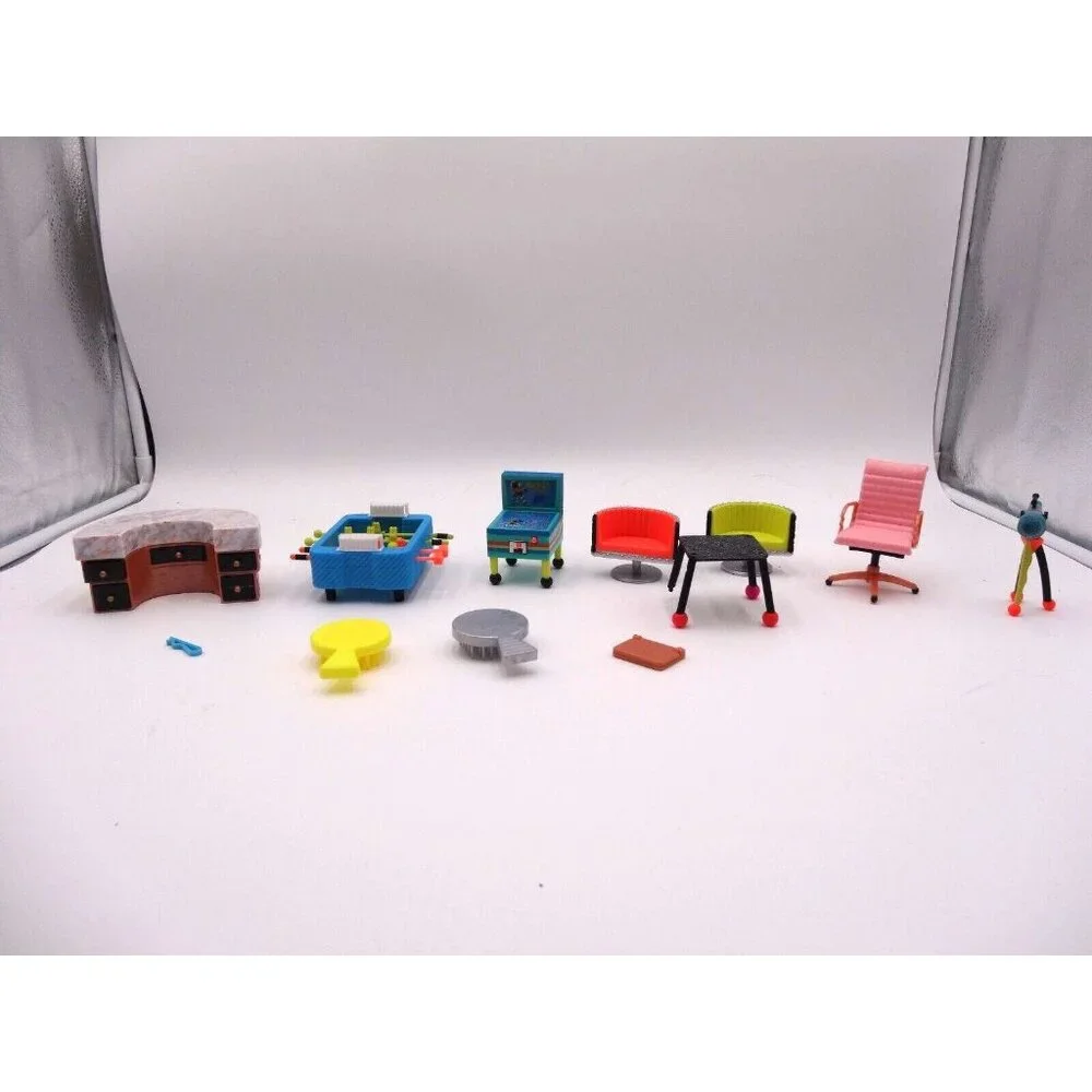 LOL Surprise OMG Doll House Furniture Game Room Bar Arcade Game Chair‎ and More